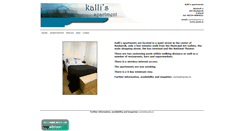 Desktop Screenshot of kallisapartments.com