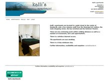 Tablet Screenshot of kallisapartments.com
